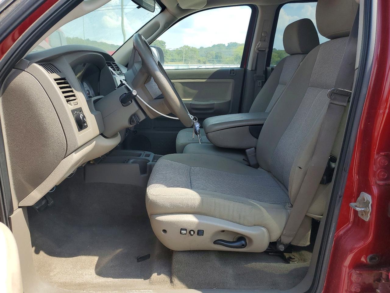2008 Dodge Dakota Quad Slt Красный vin: 1D7HW48N28S524538