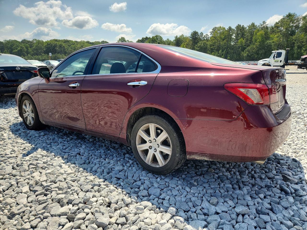 2007 Lexus Es 350 Maroon vin: JTHBJ46G772020258