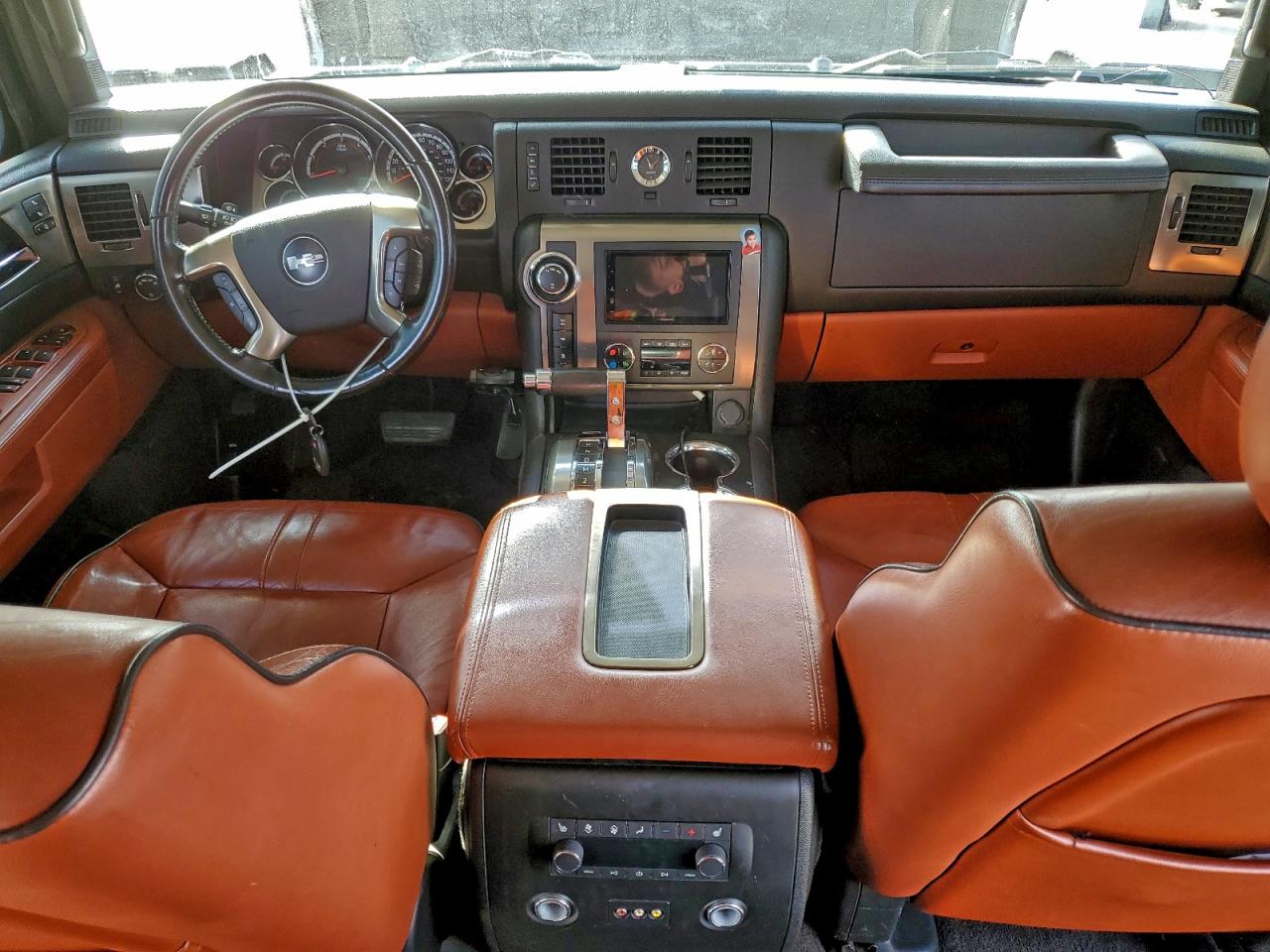 2008 Hummer H2 Черный vin: 5GRGN23828H109469