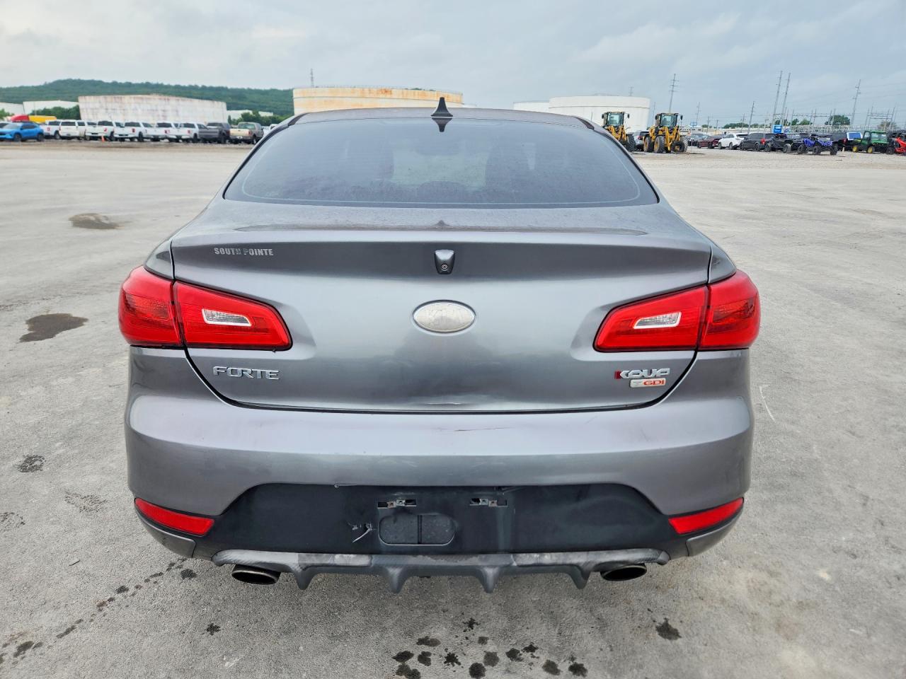 2014 Kia Forte Sx Gray vin: KNAFZ6A30E5225828