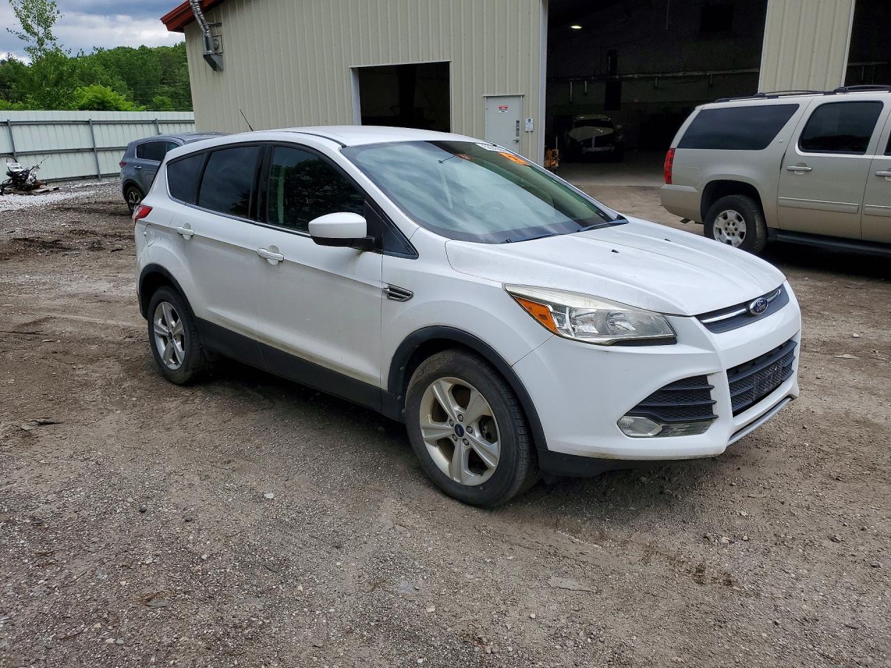2014 Ford Escape Se White vin: 1FMCU0G95EUD38429
