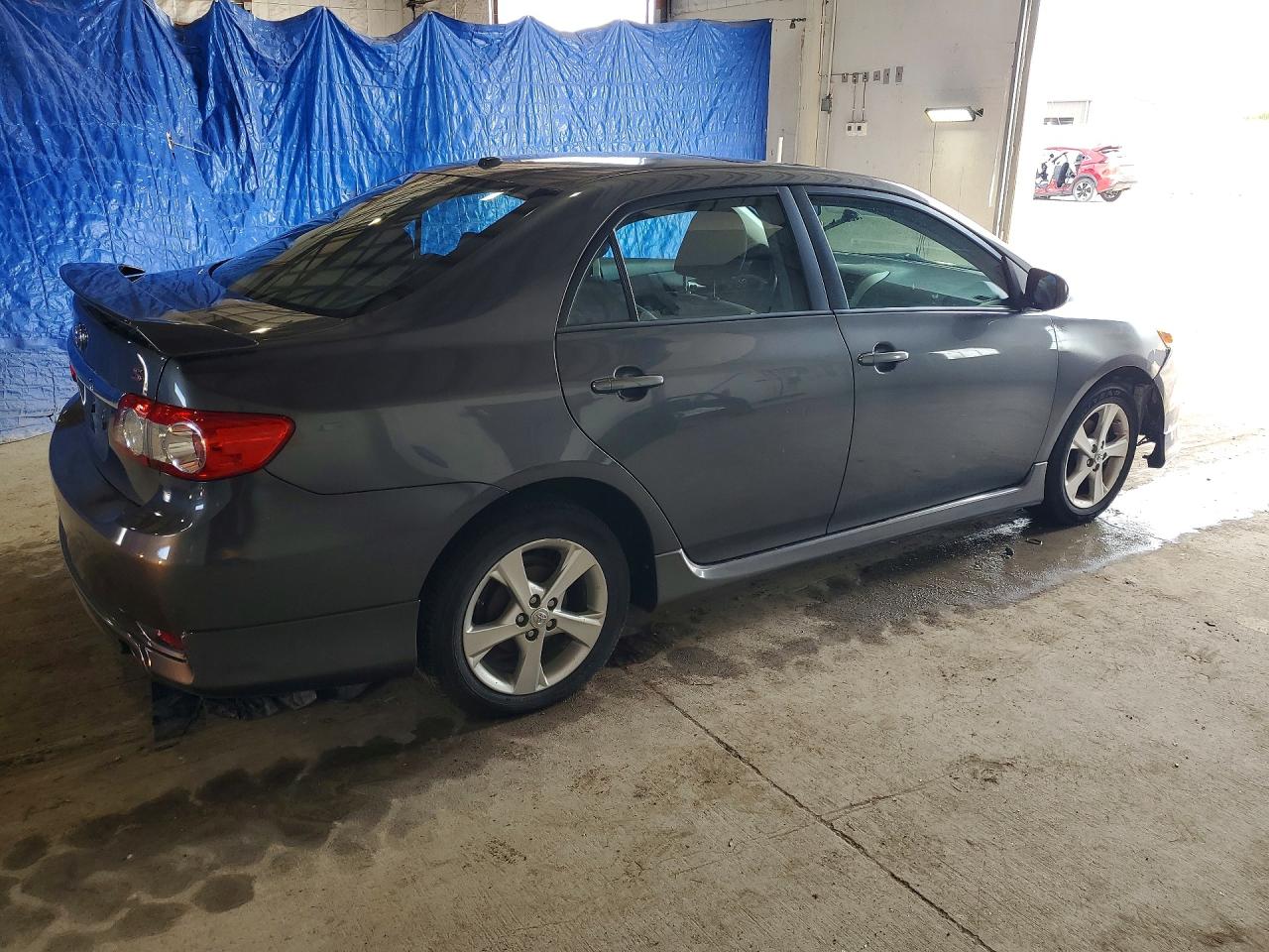 2011 Toyota Corolla S Gray vin: 2T1BU4EE2BC698239