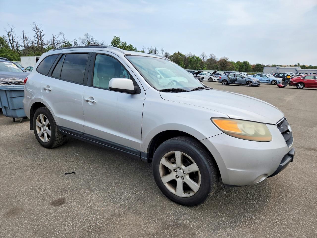 2007 Hyundai Santa Fe Se Silver vin: 5NMSH73E37H030427