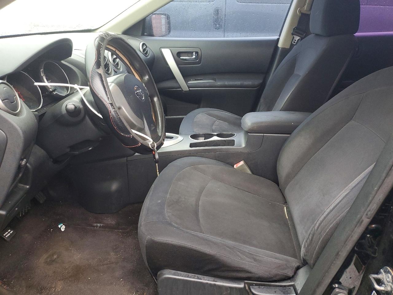2008 Nissan Rogue S Black vin: JN8AS58VX8W406392