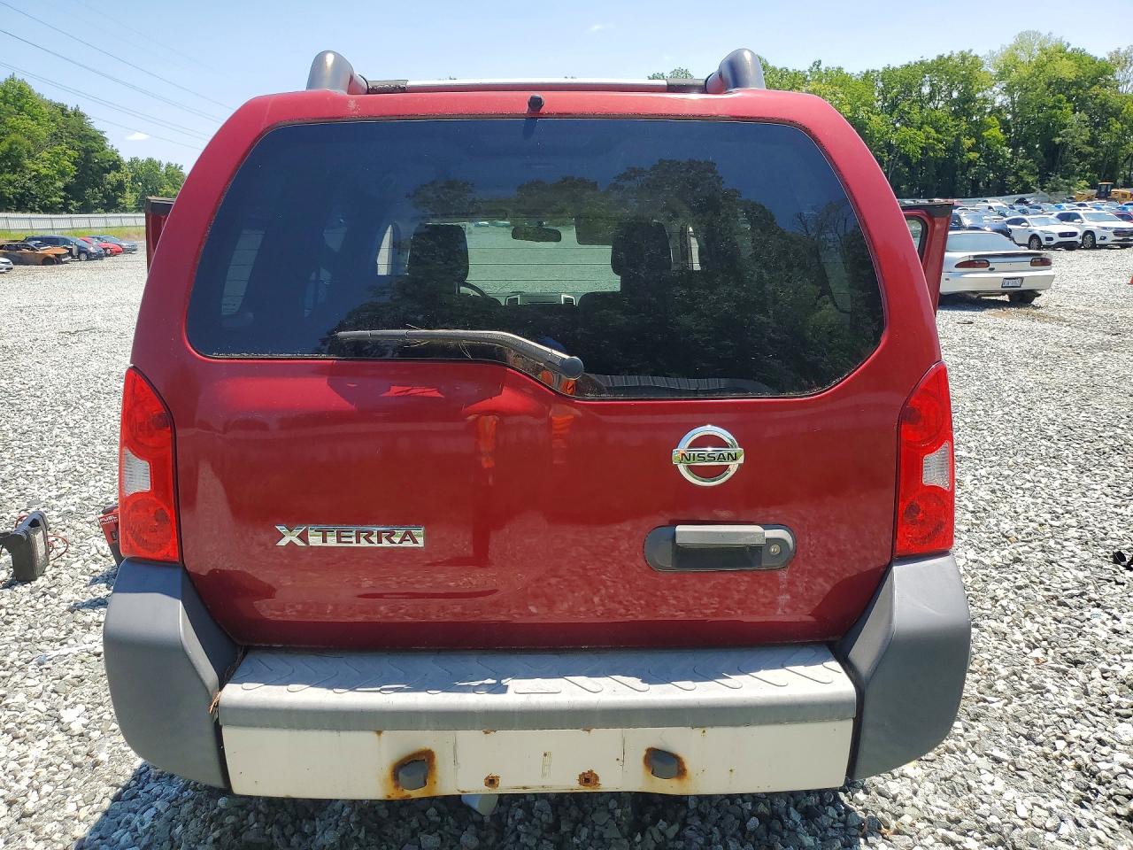 2011 Nissan Xterra X Red vin: 5N1AN0NW9BC515255