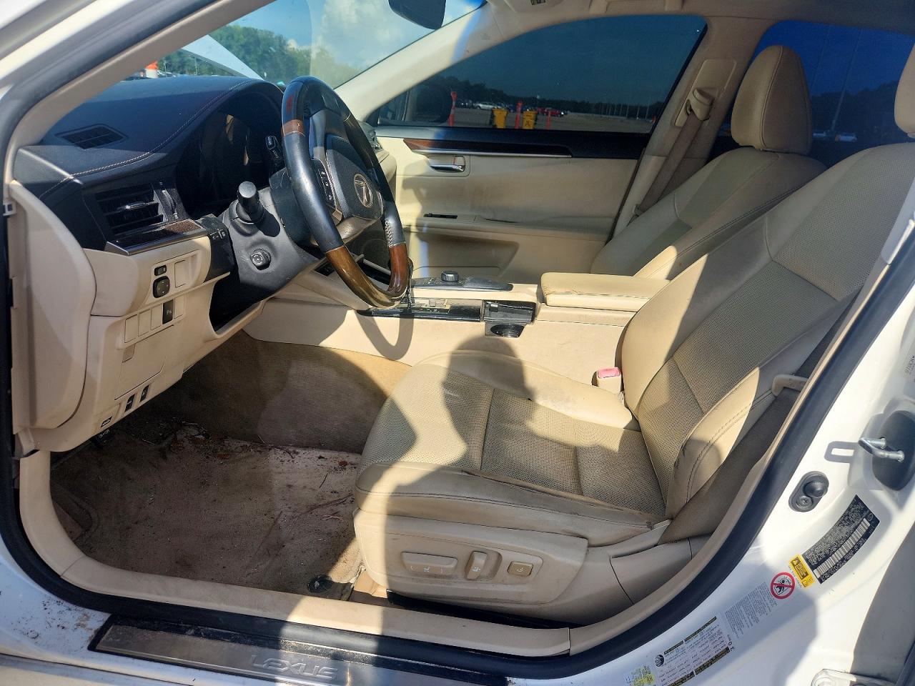 2014 Lexus Es 350 White vin: JTHBK1GG8E2133160