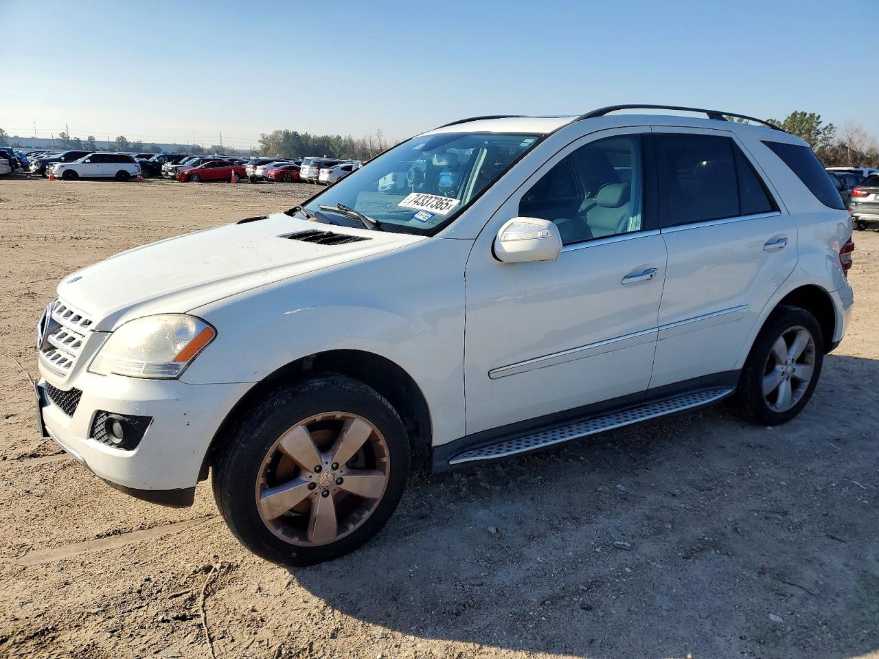 2010 Mercedes-benz Ml 350 4matic Белый vin: 4JGBB8GB0AA541100