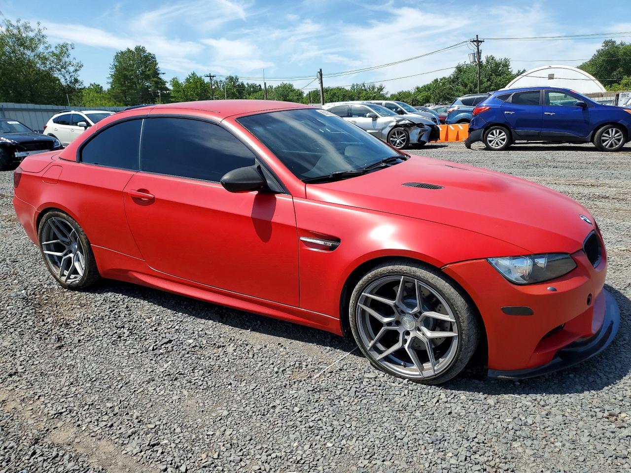 2011 Bmw M3 Red vin: WBSDX9C55BE399138
