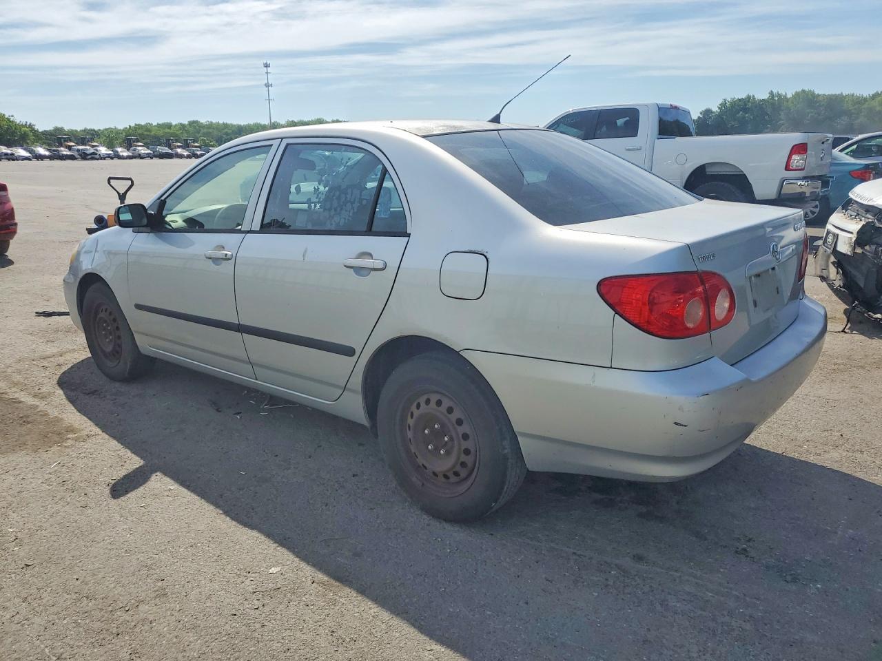2007 Toyota Corolla Ce Silver vin: 1NXBR32E77Z810054