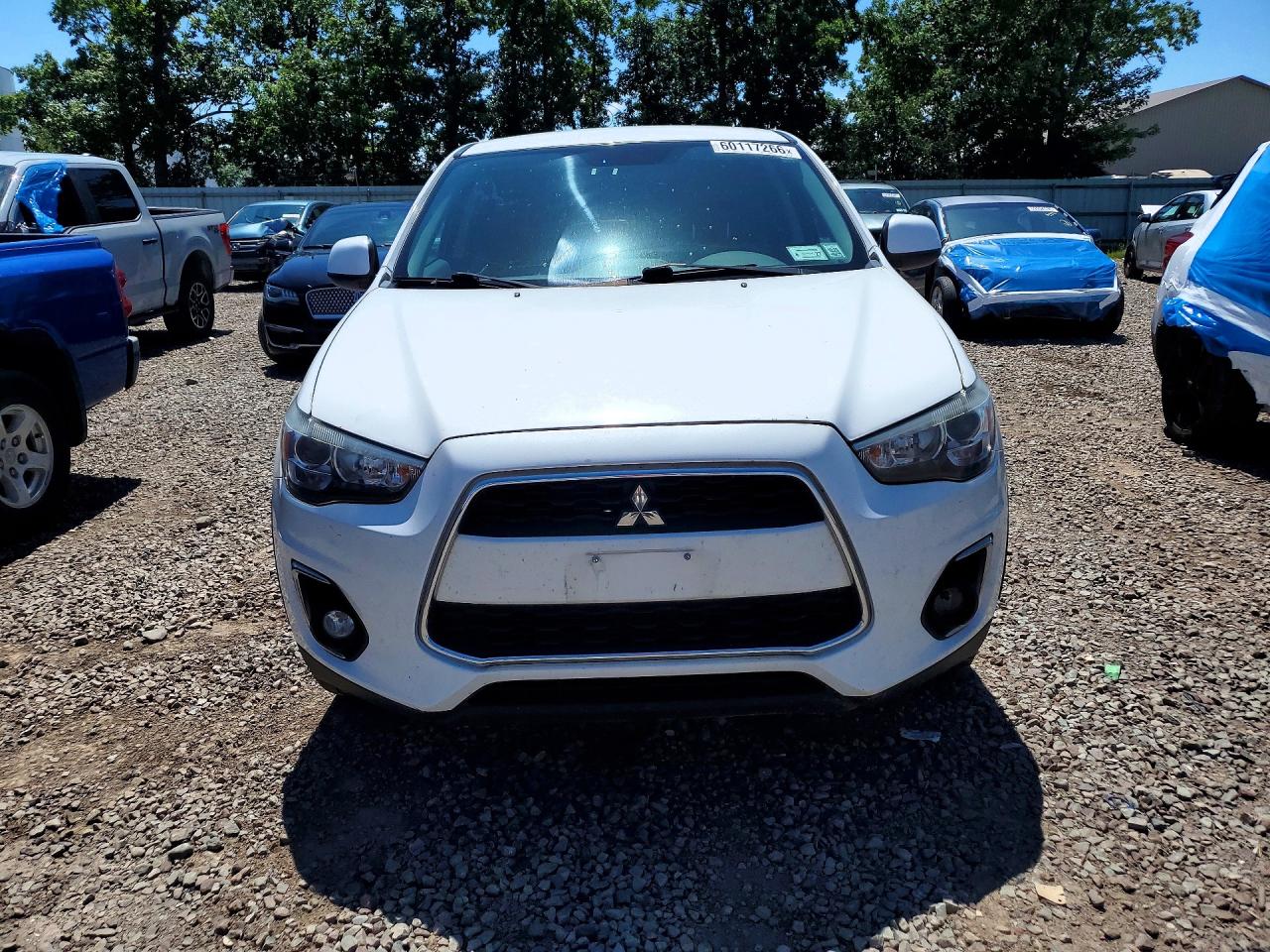 2014 Mitsubishi Outlander Sport Se White vin: 4A4AR4AU6EE024860