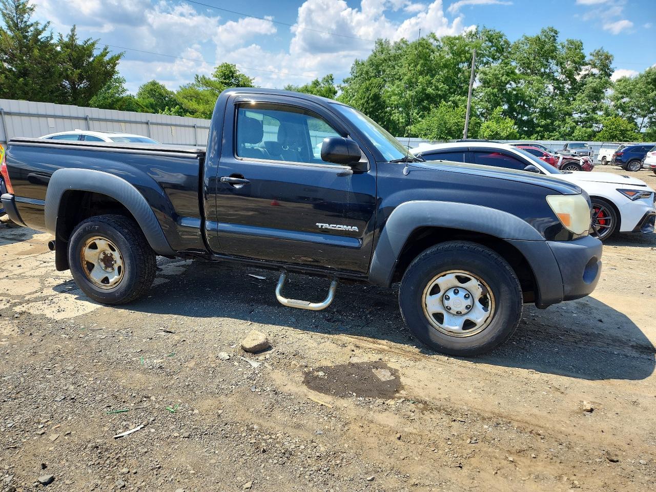 2008 Toyota Tacoma Base Black vin: 5TEPX42N88Z572780