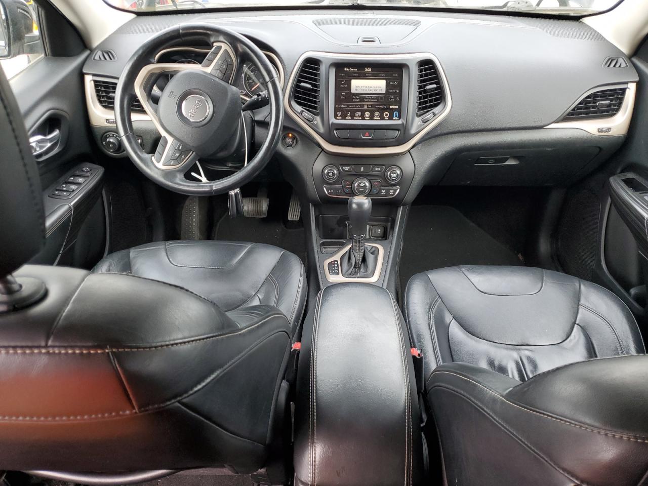 2014 Jeep Cherokee Limited Black vin: 1C4PJLDB2EW200004