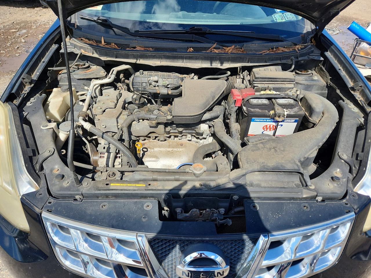 2011 Nissan Rogue S Black vin: JN8AS5MV6BW669119