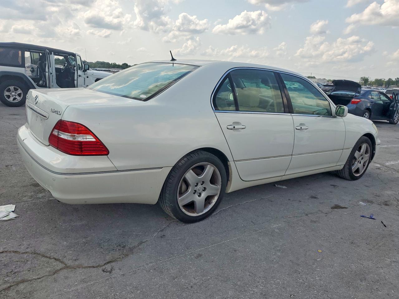 2006 Lexus Ls 430 White vin: JTHBN36F065050754