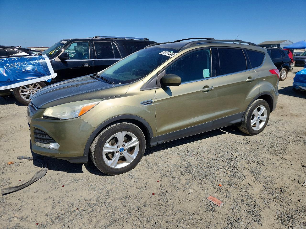 2013 Ford Escape Se Green vin: 1FMCU0GX8DUB15654