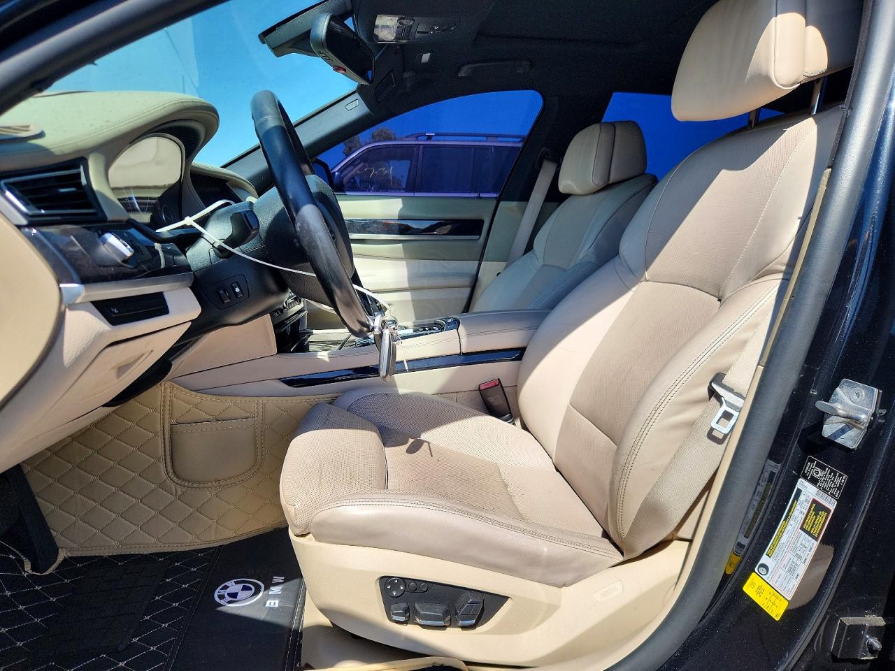 2011 Bmw 750 Li Черный vin: WBAKB8C55BCY65473