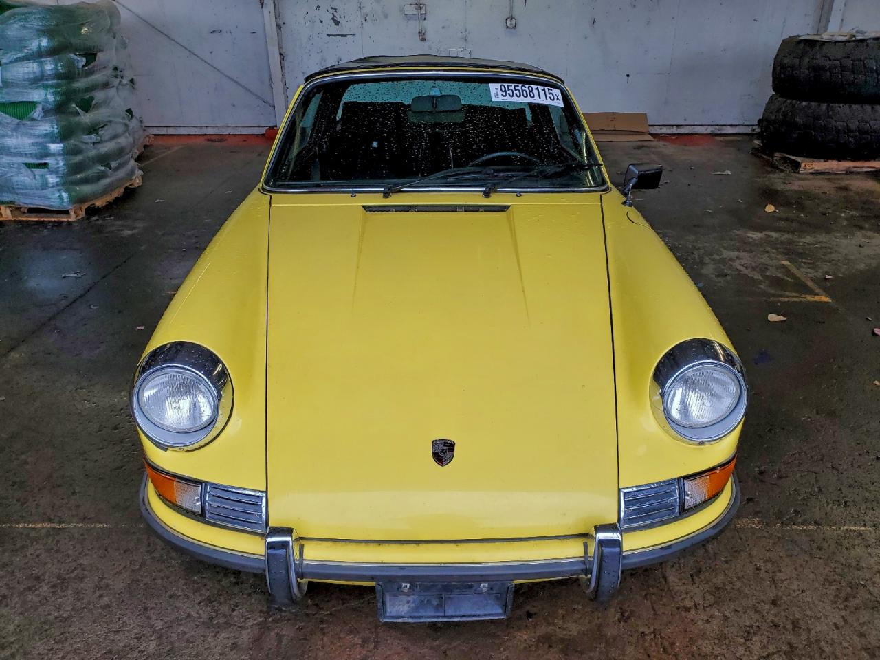 1972 Porsche 911 Yellow vin: 9112110547
