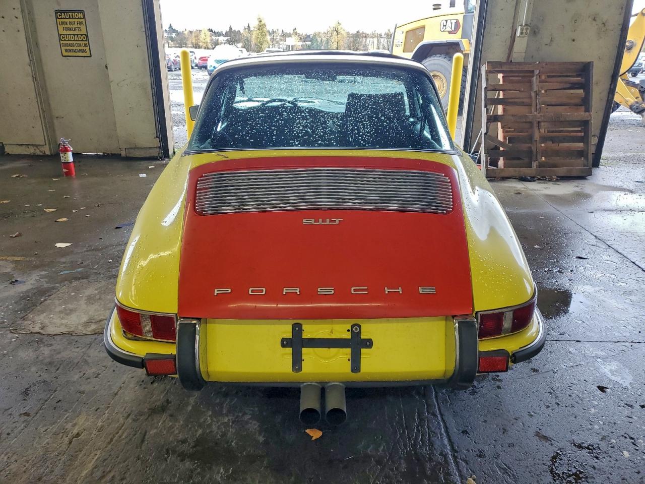 1972 Porsche 911 Yellow vin: 9112110547