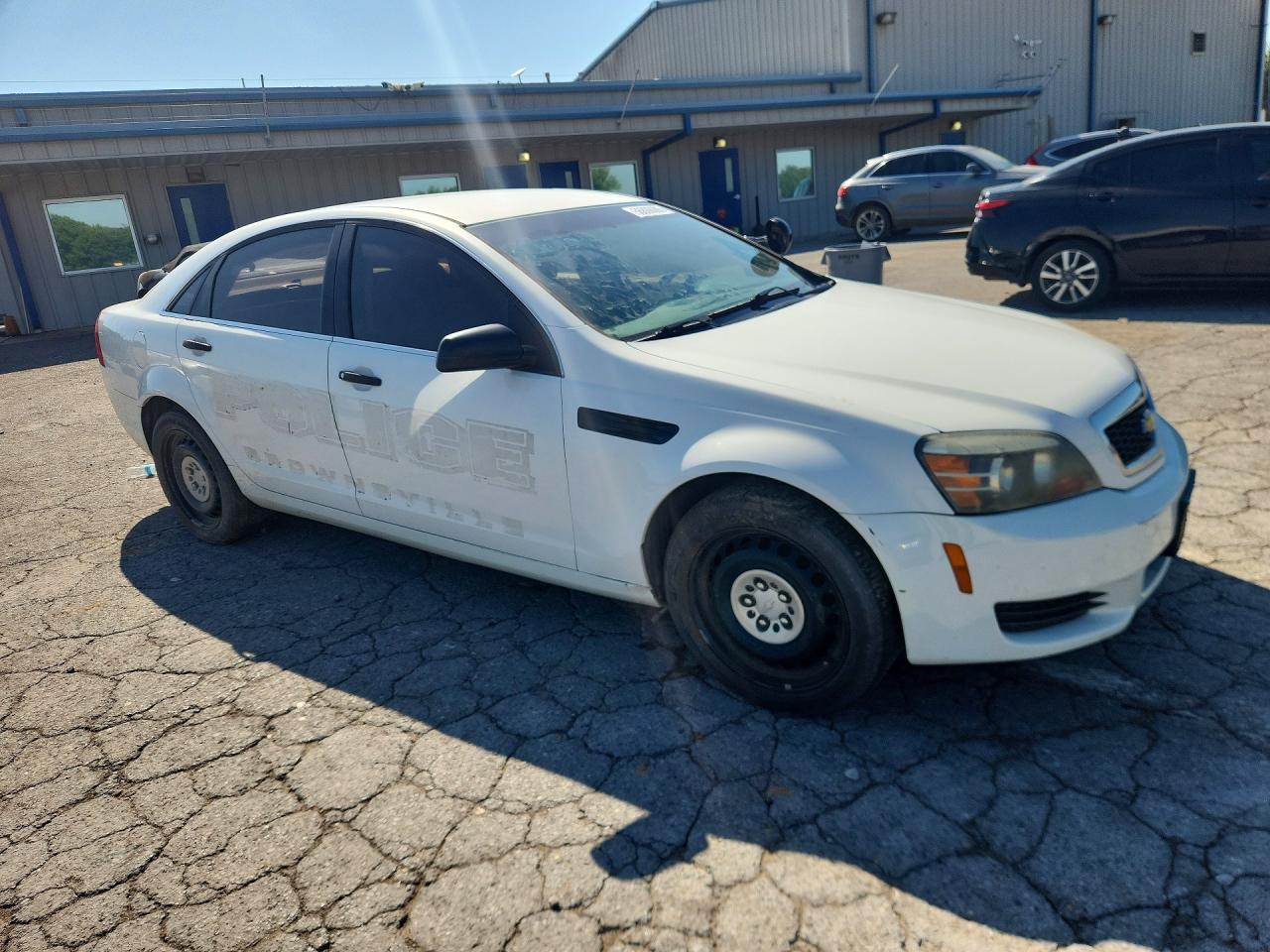 2014 Chevrolet Caprice Police White vin: 6G3NS5U25EL944829