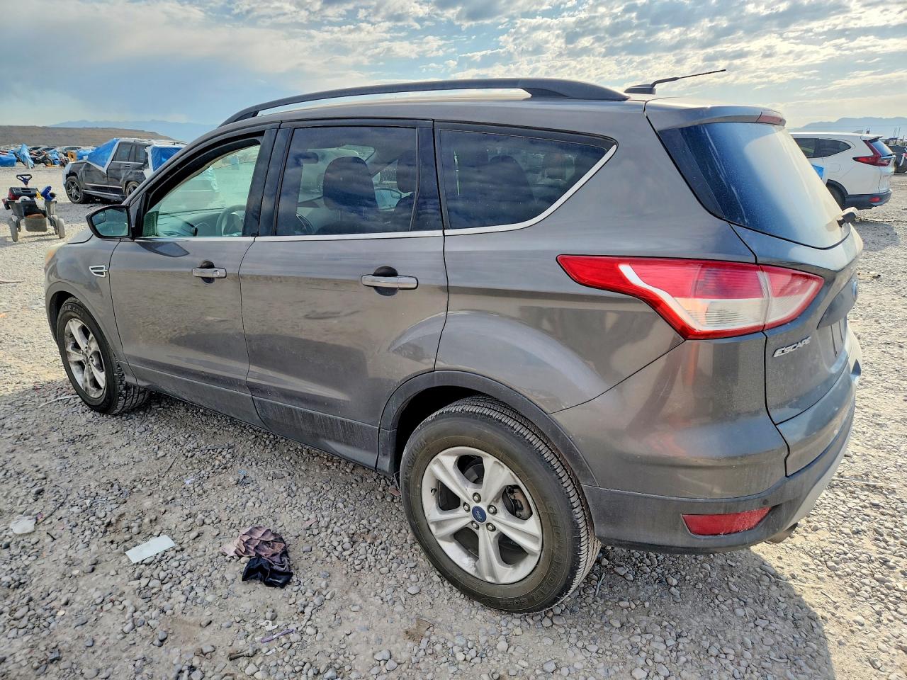 2014 Ford Escape Se Gray vin: 1FMCU0GX6EUB49383