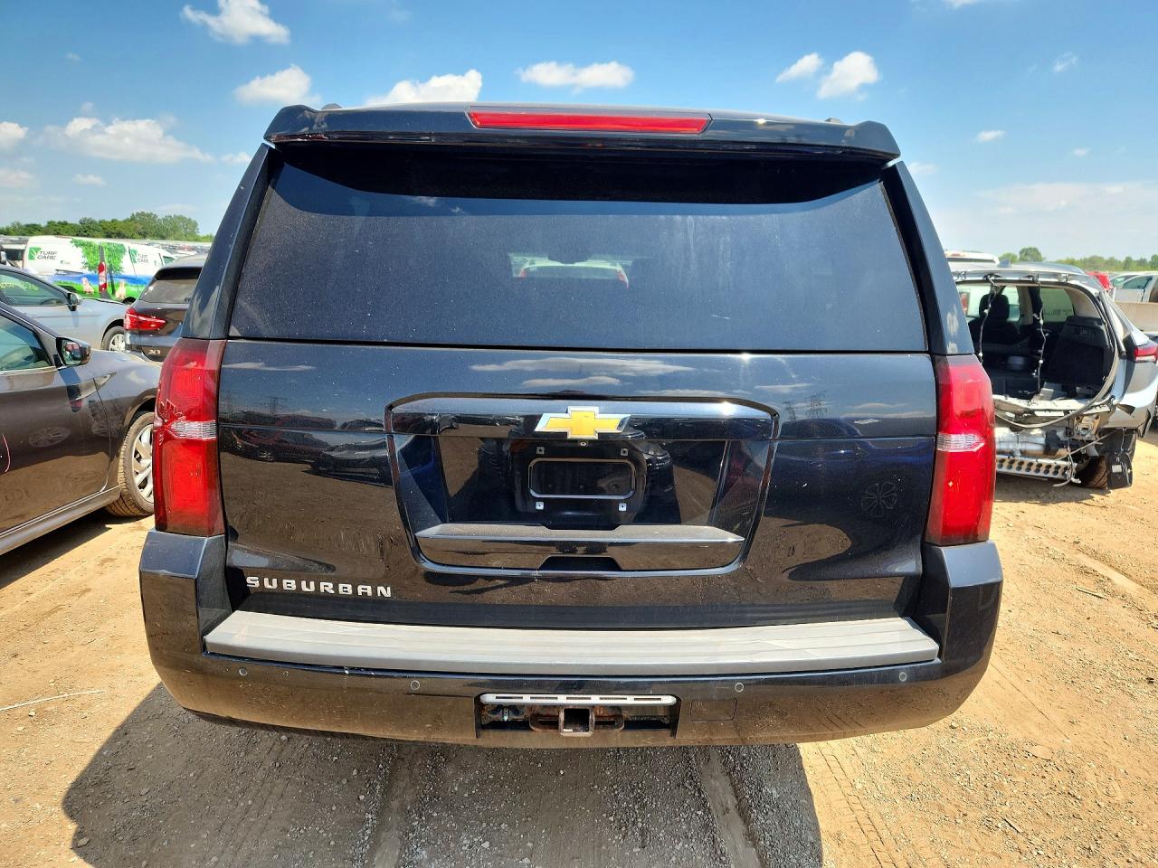 2015 Chevrolet Suburban K1500 Lt Black vin: 1GNSKJKC3FR192302