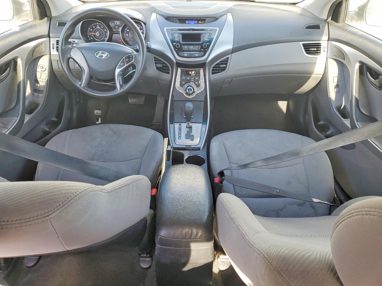 2013 Hyundai Elantra Gls White vin: 5NPDH4AEXDH453403