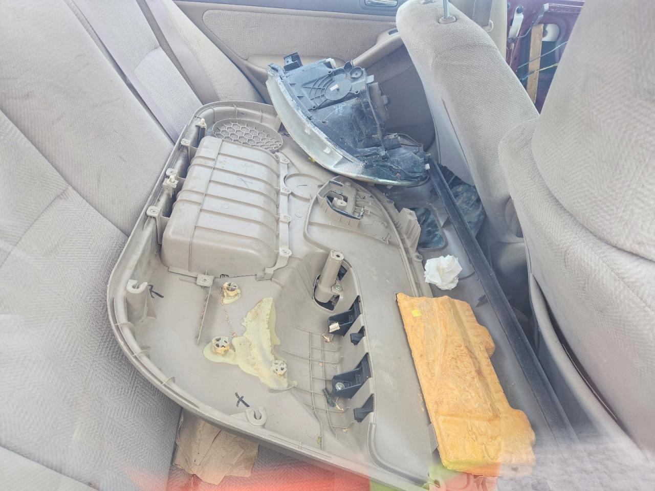 2002 Honda Civic Lx Темно-бордовый vin: 2HGES16672H520794