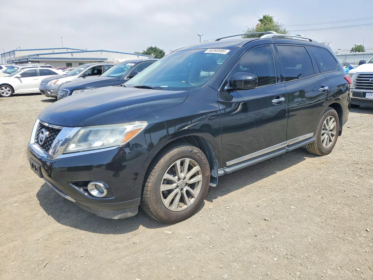 2014 Nissan Pathfinder Sl Black vin: 5N1AR2MM8EC643409