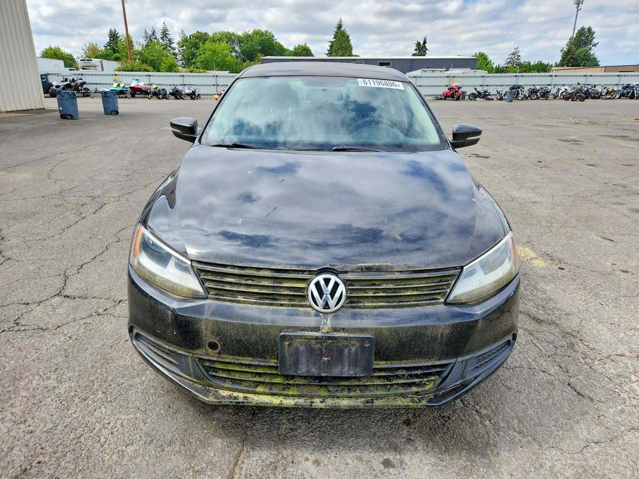 2012 Volkswagen Jetta Tdi Black vin: 3VWLL7AJ0CM364146