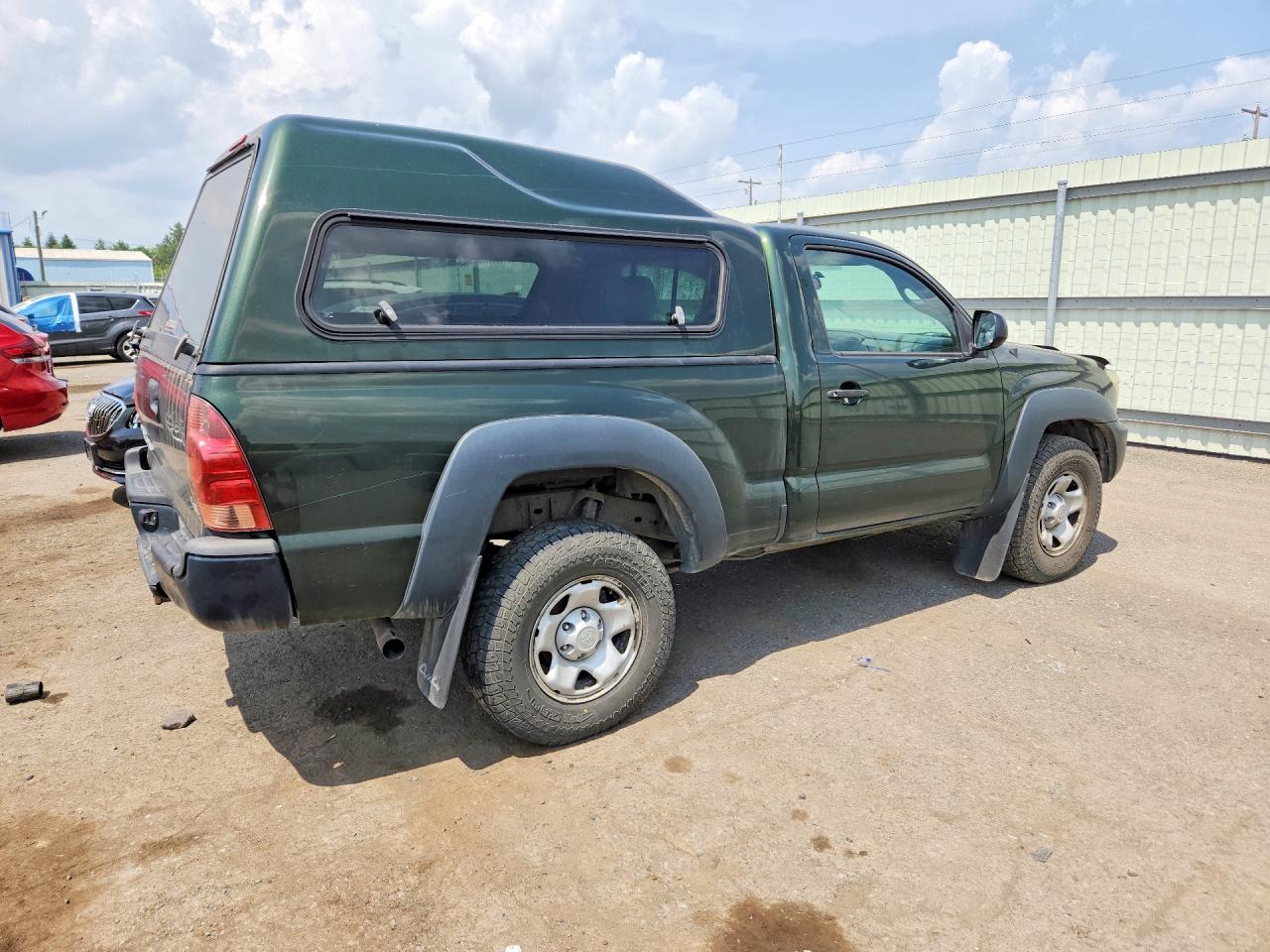 2012 Toyota Tacoma Base Green vin: 5TFPX4EN8CX011541
