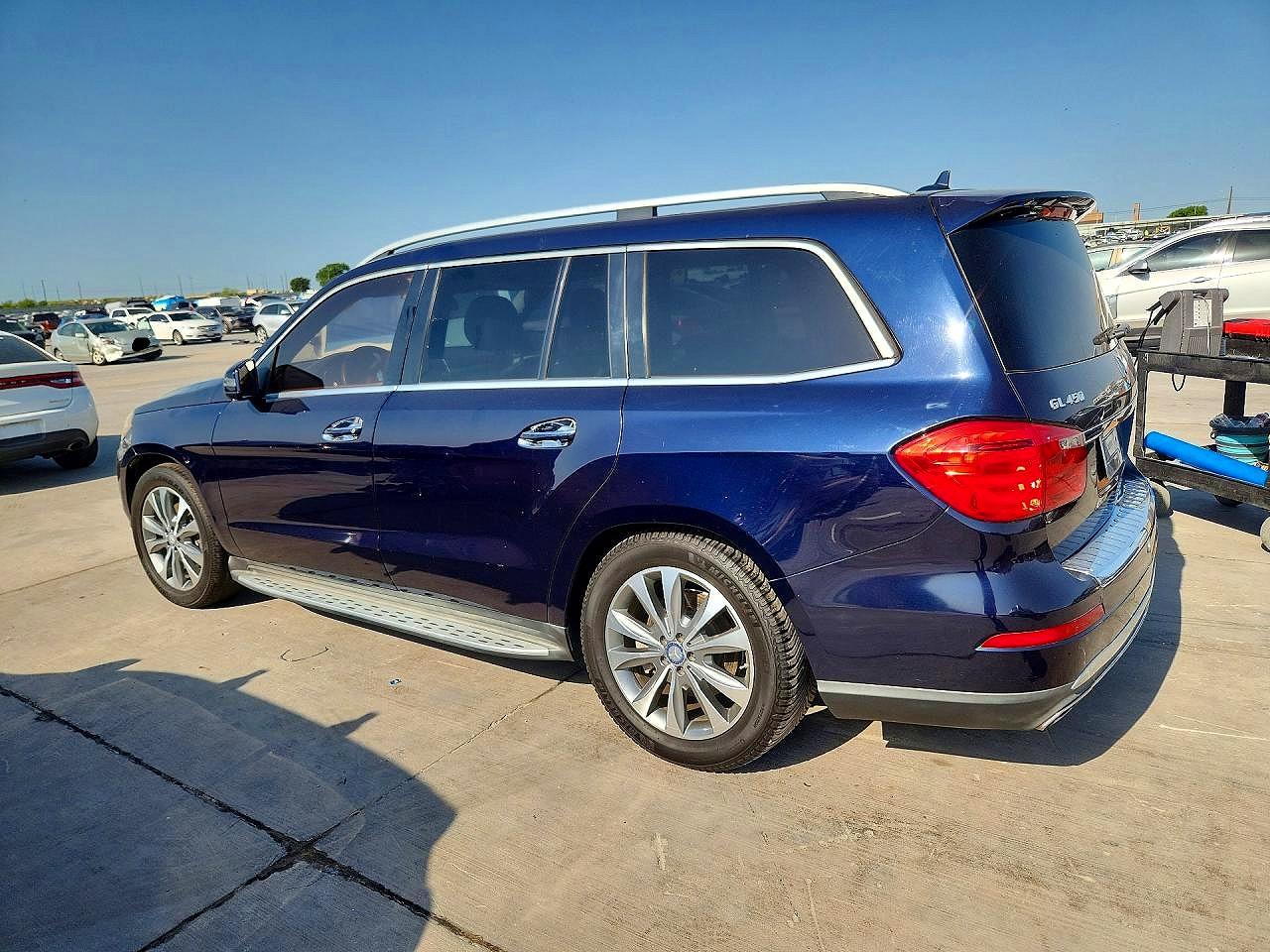 2015 Mercedes-benz Gl 450 4matic Blue vin: 4JGDF6EE7FA449245
