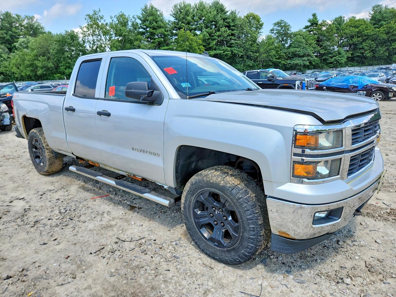 2014 Chevrolet Silverado K1500 Lt Silver vin: 1GCVKREC2EZ297993