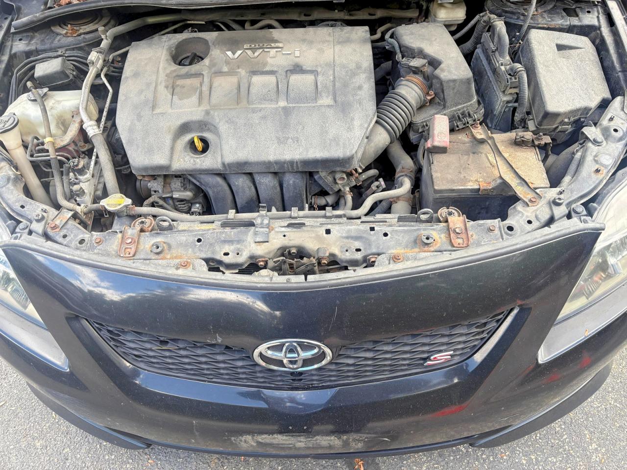 2009 Toyota Corolla S Black vin: 2T1BU40E49C101156