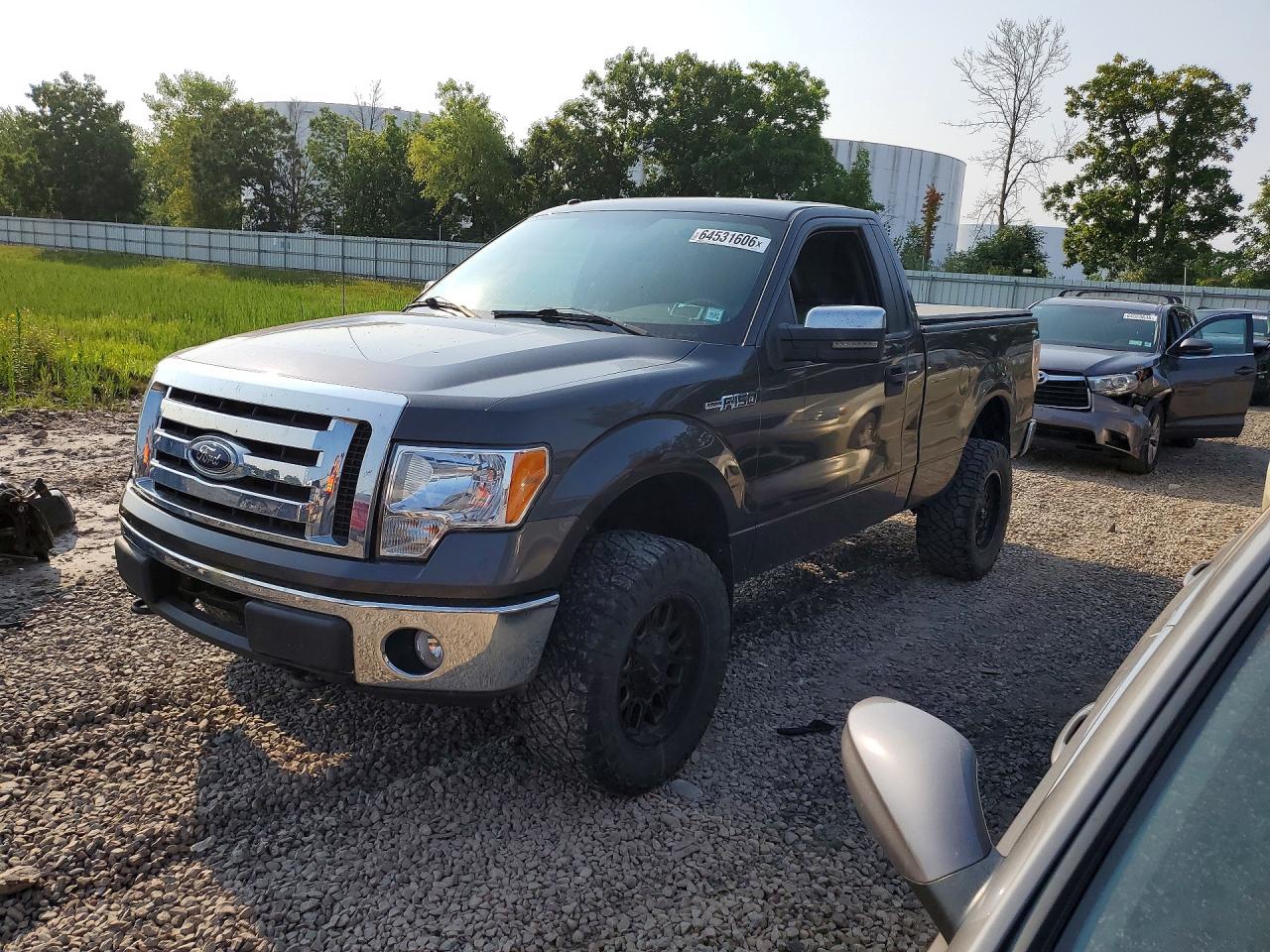 2009 Ford F150 Gray vin: 1FTRF14839KC43895