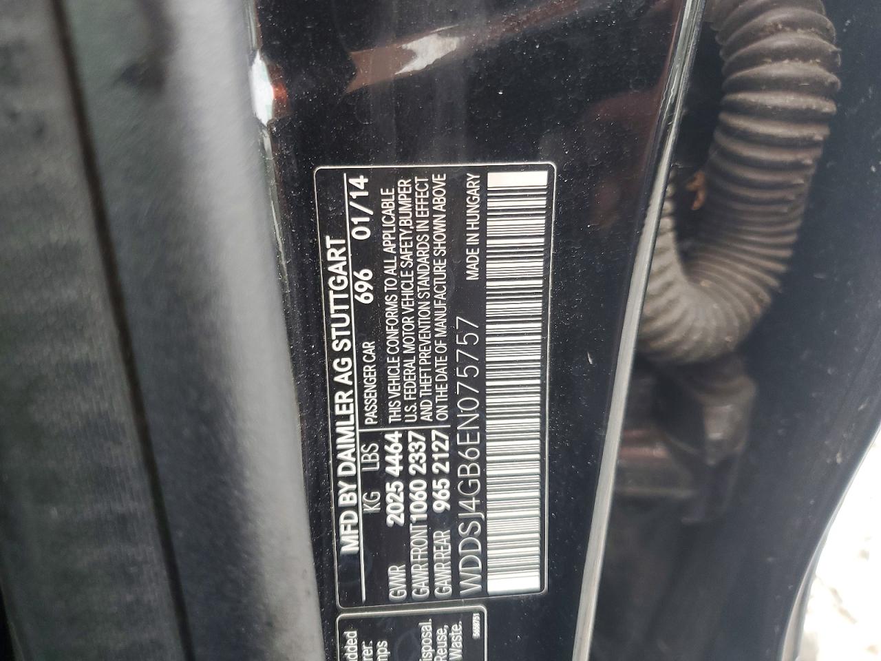 2014 Mercedes-benz Cla 250 4matic Black vin: WDDSJ4GB6EN075757