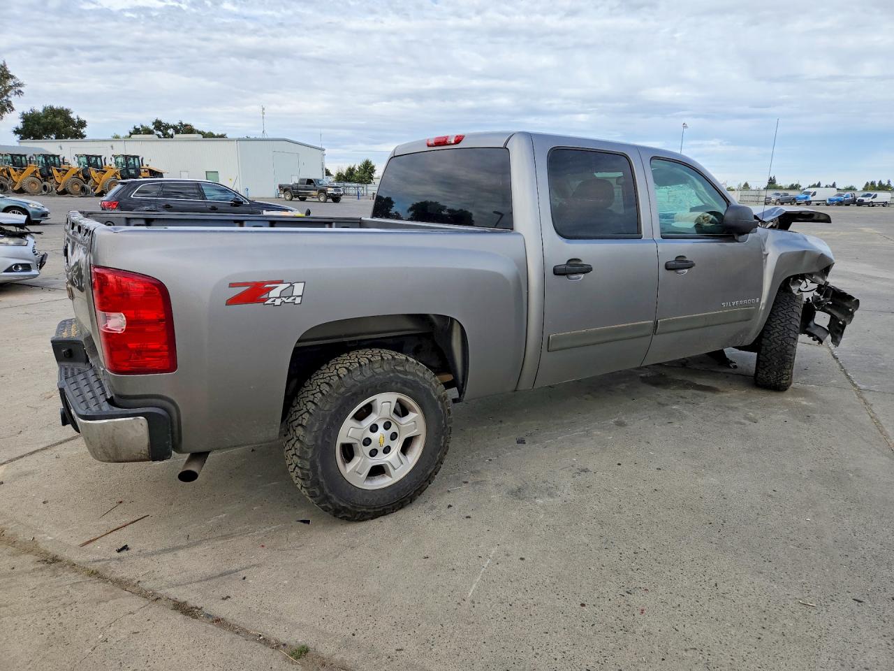 2007 Chevrolet Silverado K1500 Crew Cab Серый vin: 2GCEK13M671591454