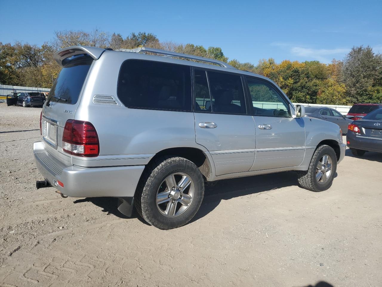 2006 Lexus Lx 470 Silver vin: JTJHT00W764012157