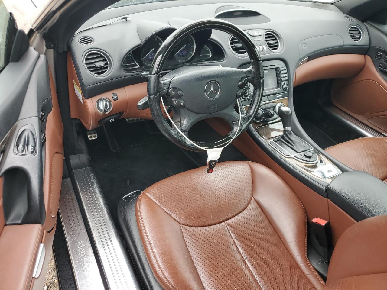 2007 Mercedes-benz Sl 550 Gray vin: WDBSK71F67F118753