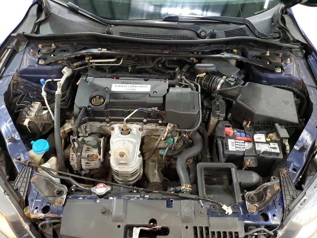 2014 Honda Accord Ex Синий vin: 1HGCR2F78EA018364