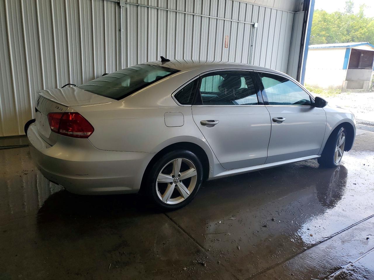 2012 Volkswagen Passat Se Silver vin: 1VWBN7A3XCC089927