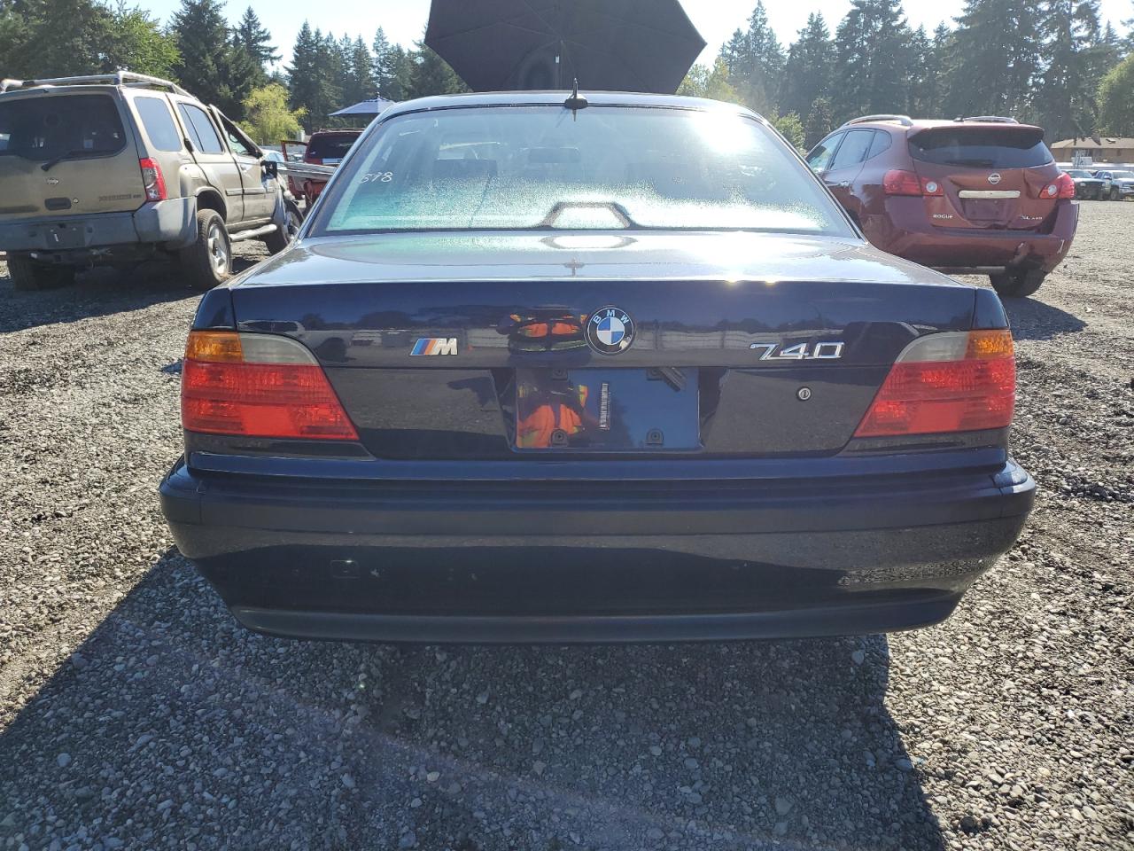 2000 Bmw 740 I Automatic Blue vin: WBAGG8343YDN77047