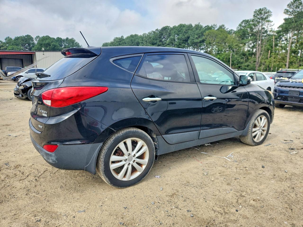 2013 Hyundai Tucson Limited Black vin: KM8JUCAC2DU726133