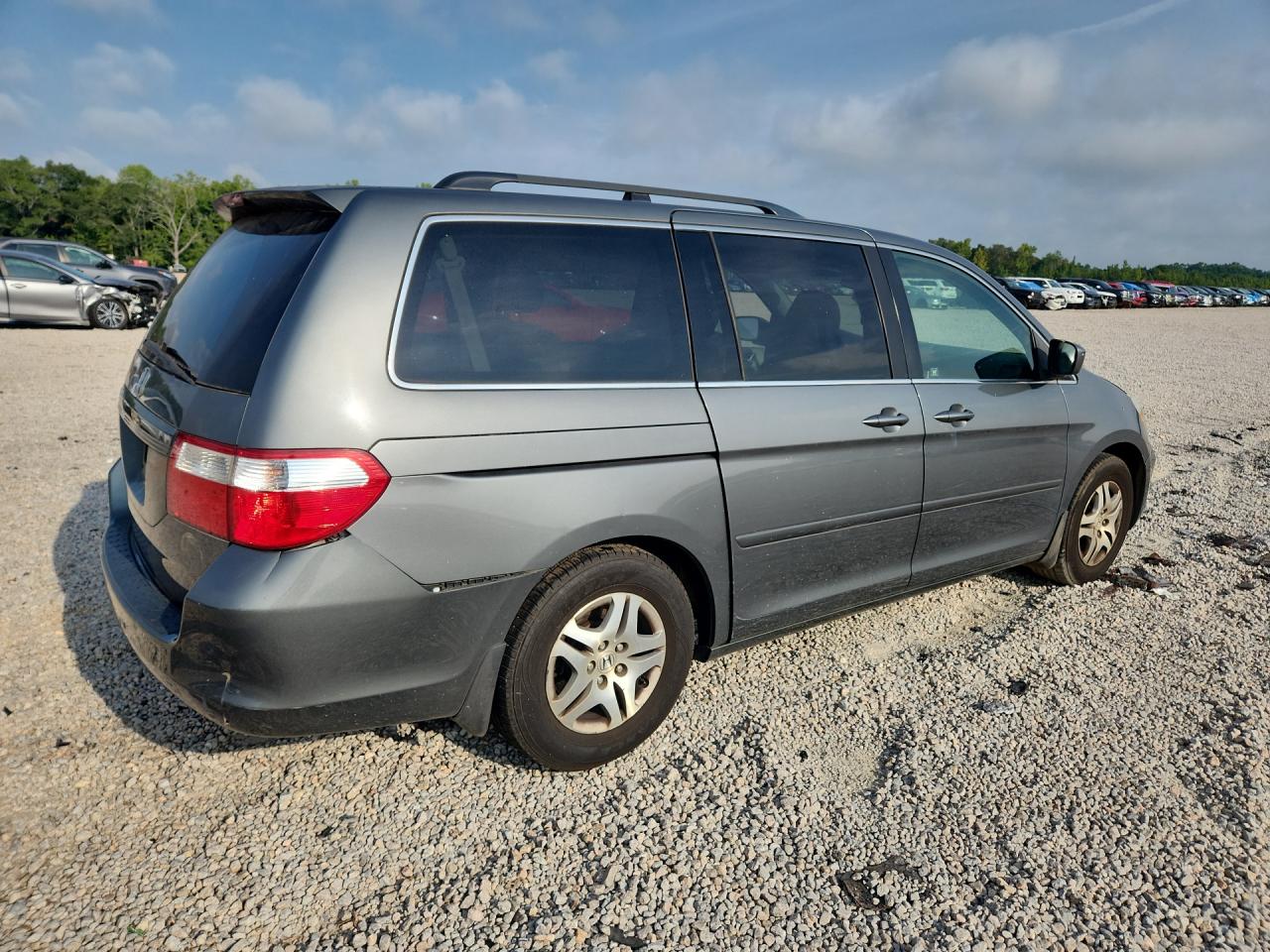 2007 Honda Odyssey Exl Gray vin: 5FNRL38717B454979