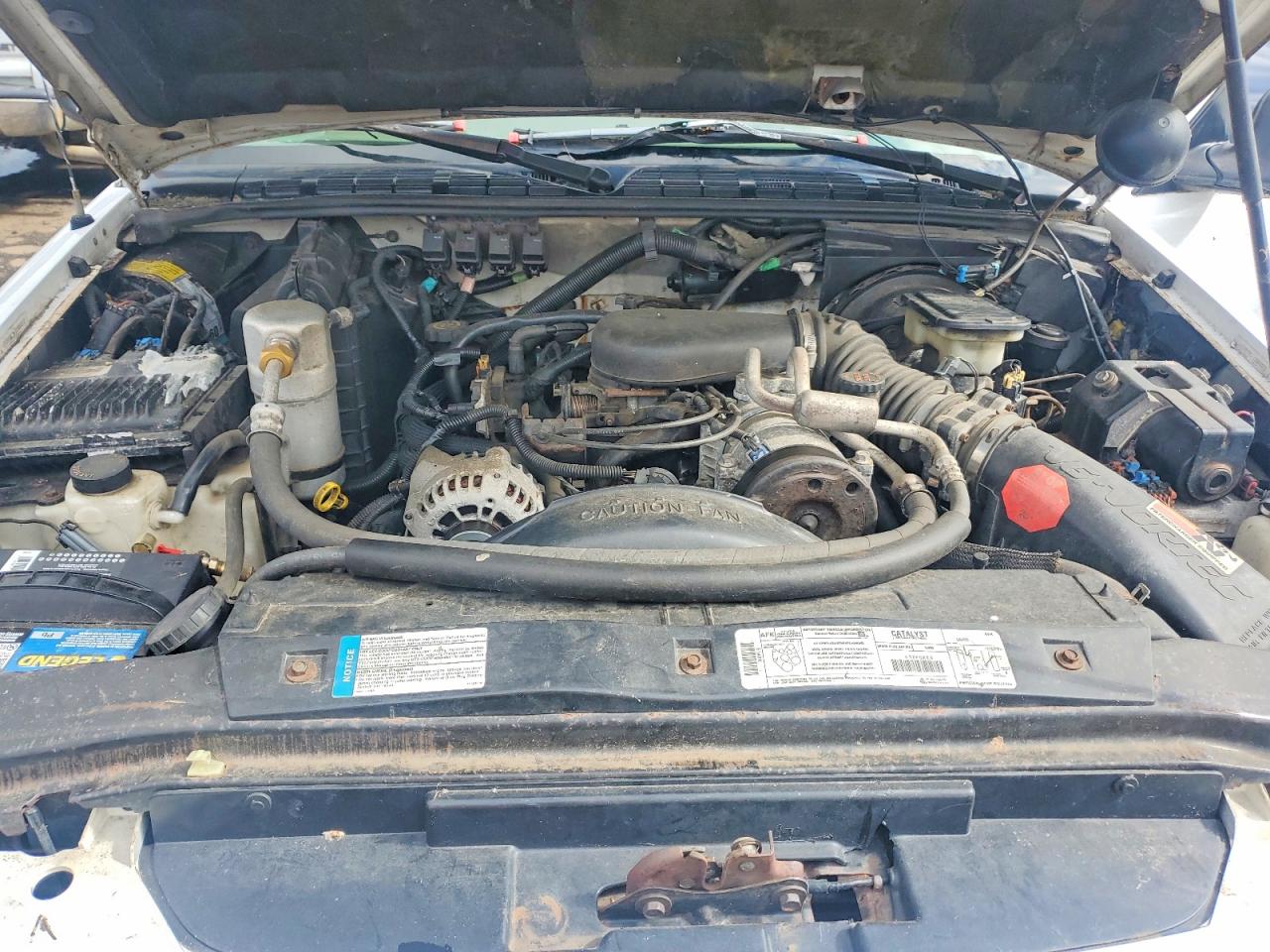 1997 Gmc Sonoma White vin: 1GTDT19W1V8525969