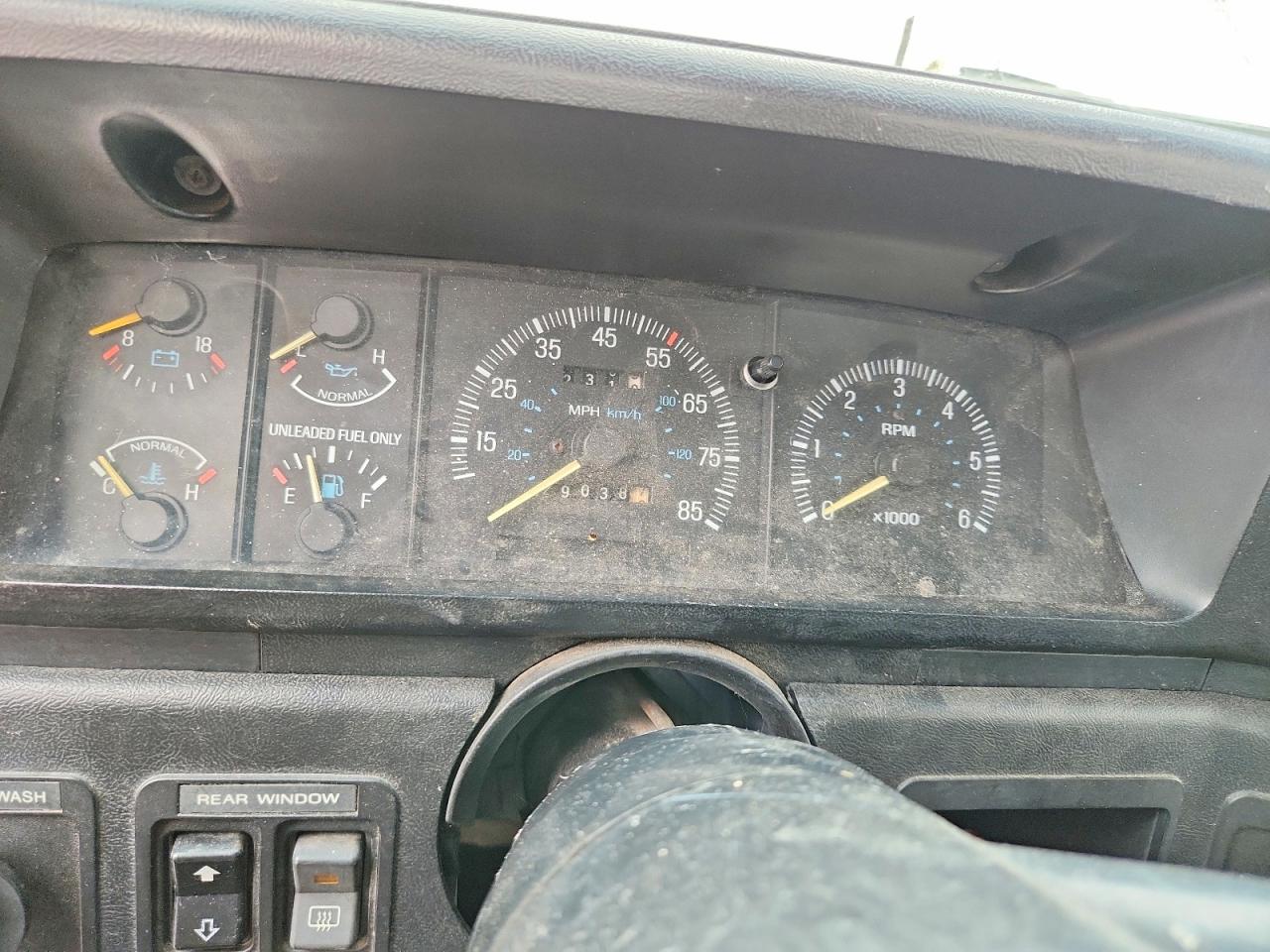1989 Ford Bronco U100 Gray vin: 1FMEU15N9KLA18899