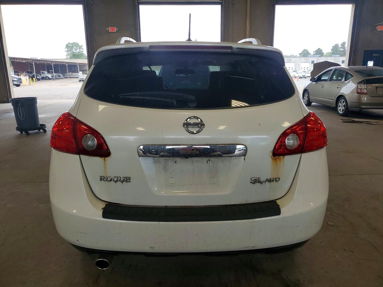 2013 Nissan Rogue S White vin: JN8AS5MV9DW137835