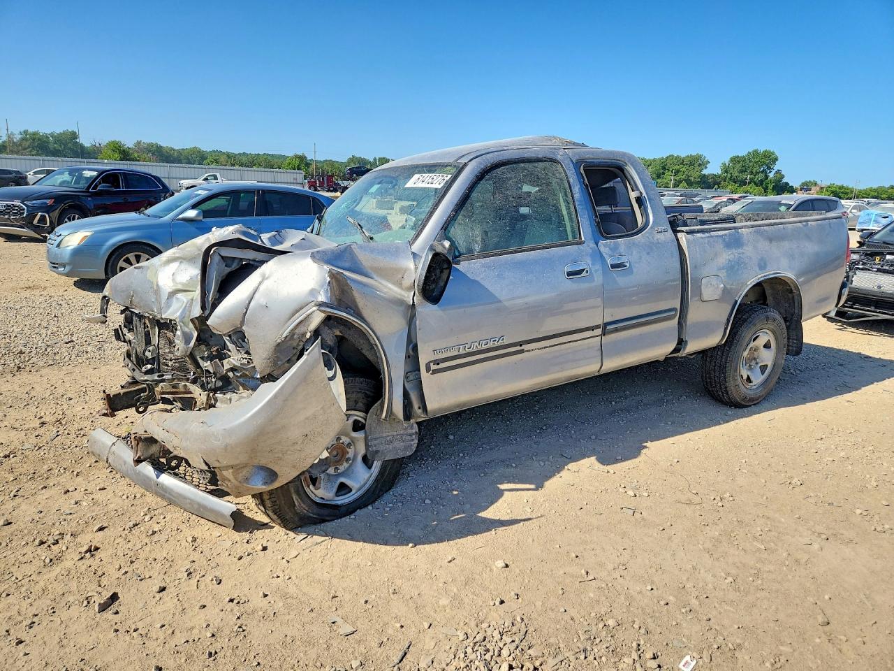 2006 Toyota Tundra Access Cab Sr5 Silver vin: 5TBRU34176S479290