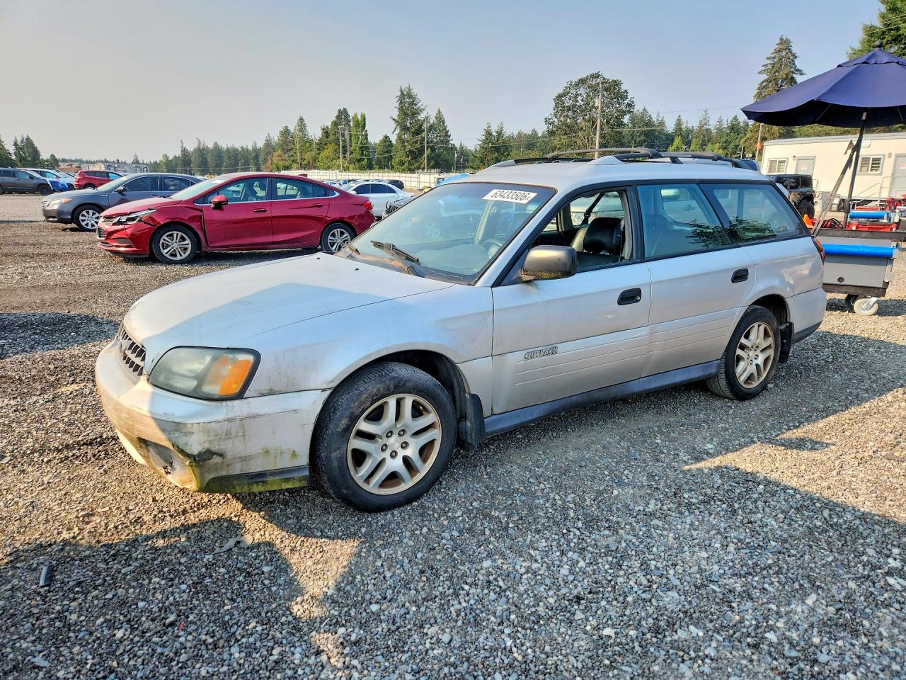 2004 Subaru Legacy Outback Awp Серебряный vin: 4S3BH675447643924