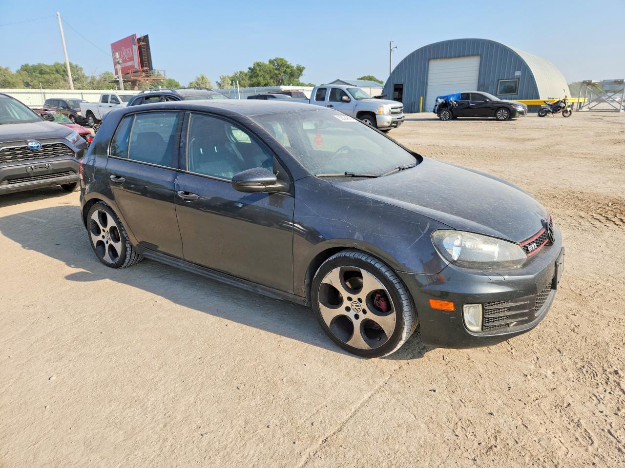 2012 Volkswagen Gti Черный vin: WVWHD7AJXCW145720
