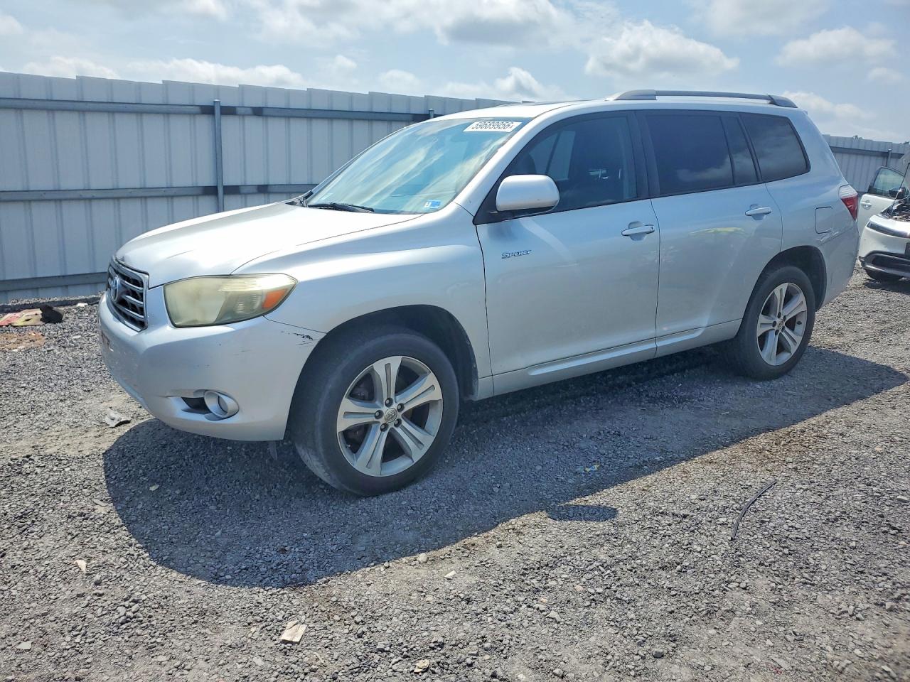 2008 Toyota Highlander Sport Silver vin: JTEES43A282025098